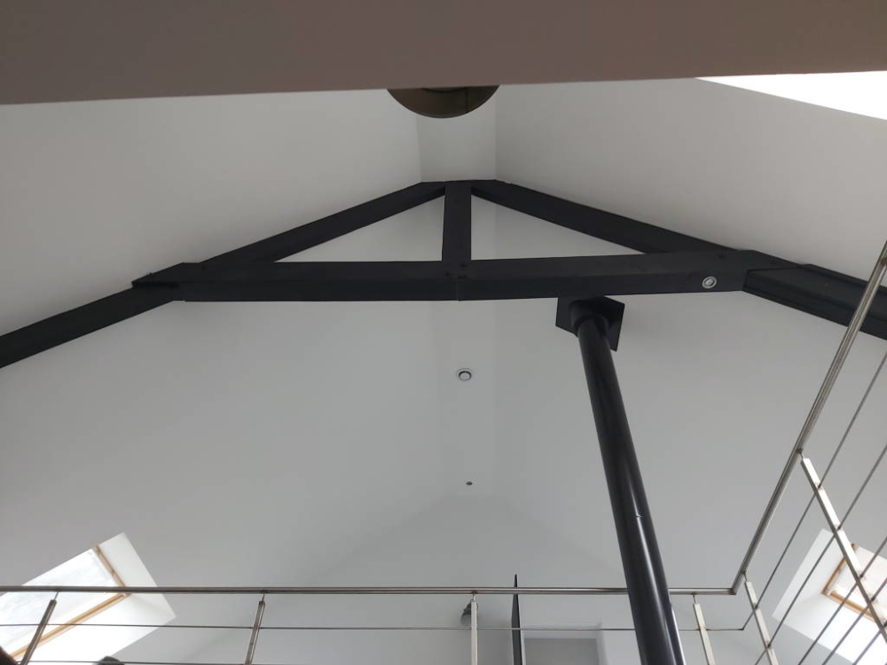 3e photo de menuiserie intérieur plafond chantier 1